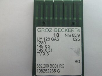 AGULHA GROZ-BECKERT COBERTURA LONGA 065 PONTA RG